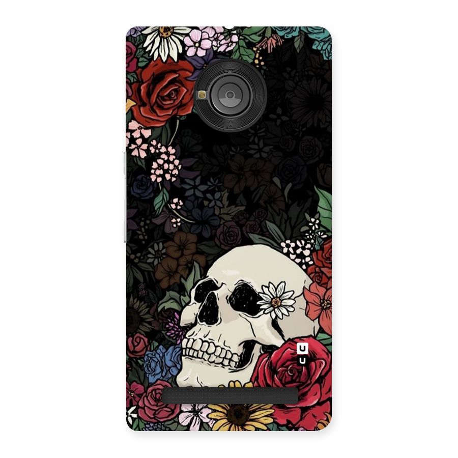 Pretty Skull Back Case for Yu Yunique