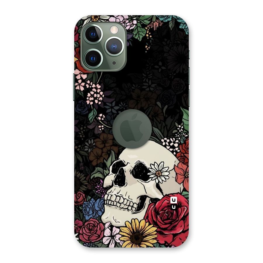 Pretty Skull Back Case for iPhone 11 Pro Logo  Cut