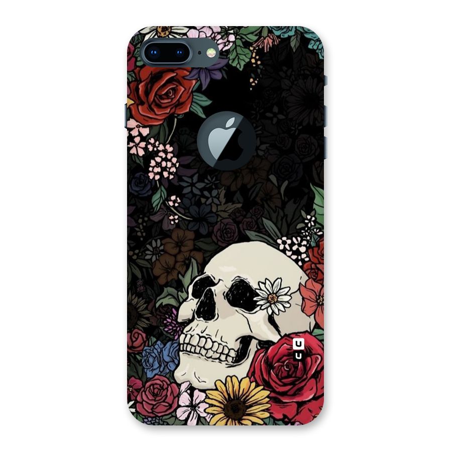 Pretty Skull Back Case for iPhone 7 Plus Logo Cut