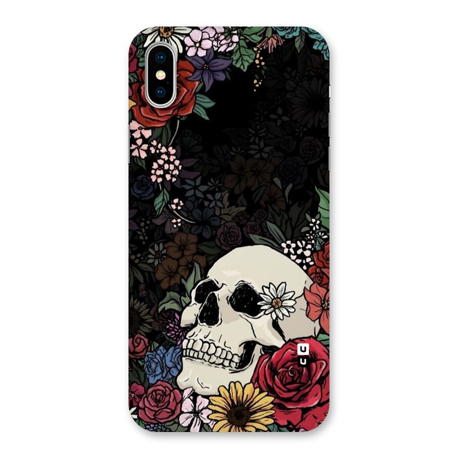 Pretty Skull Back Case for iPhone XS