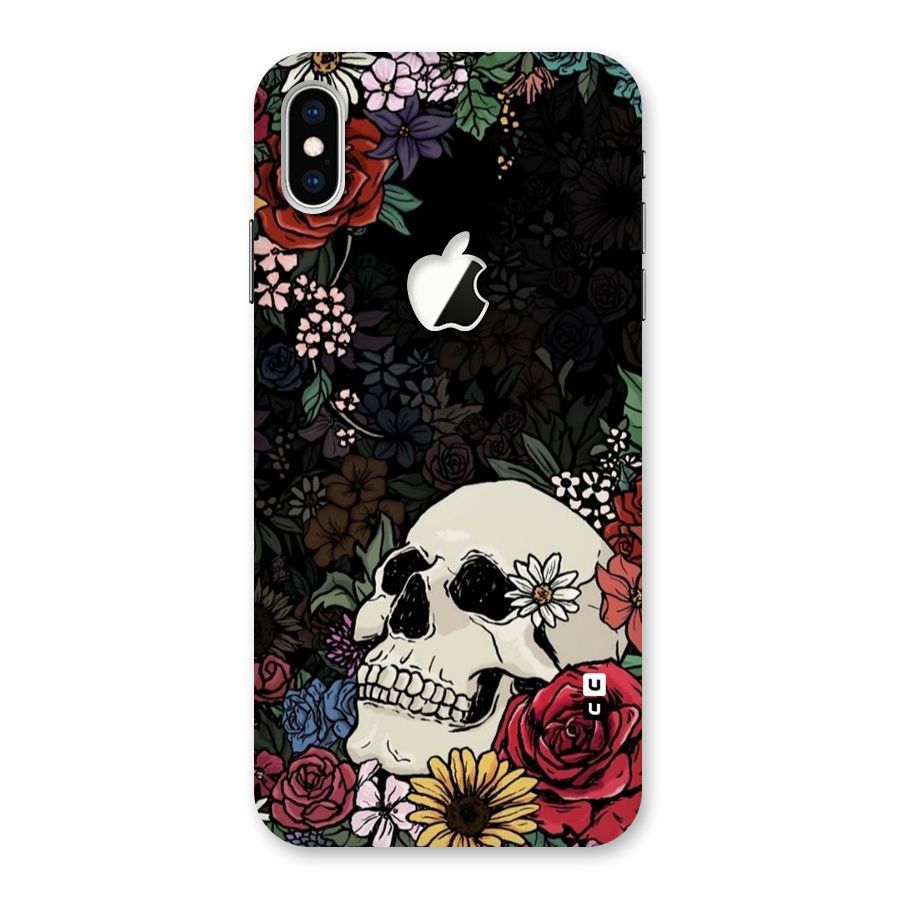 Pretty Skull Back Case for iPhone XS Max Apple Cut