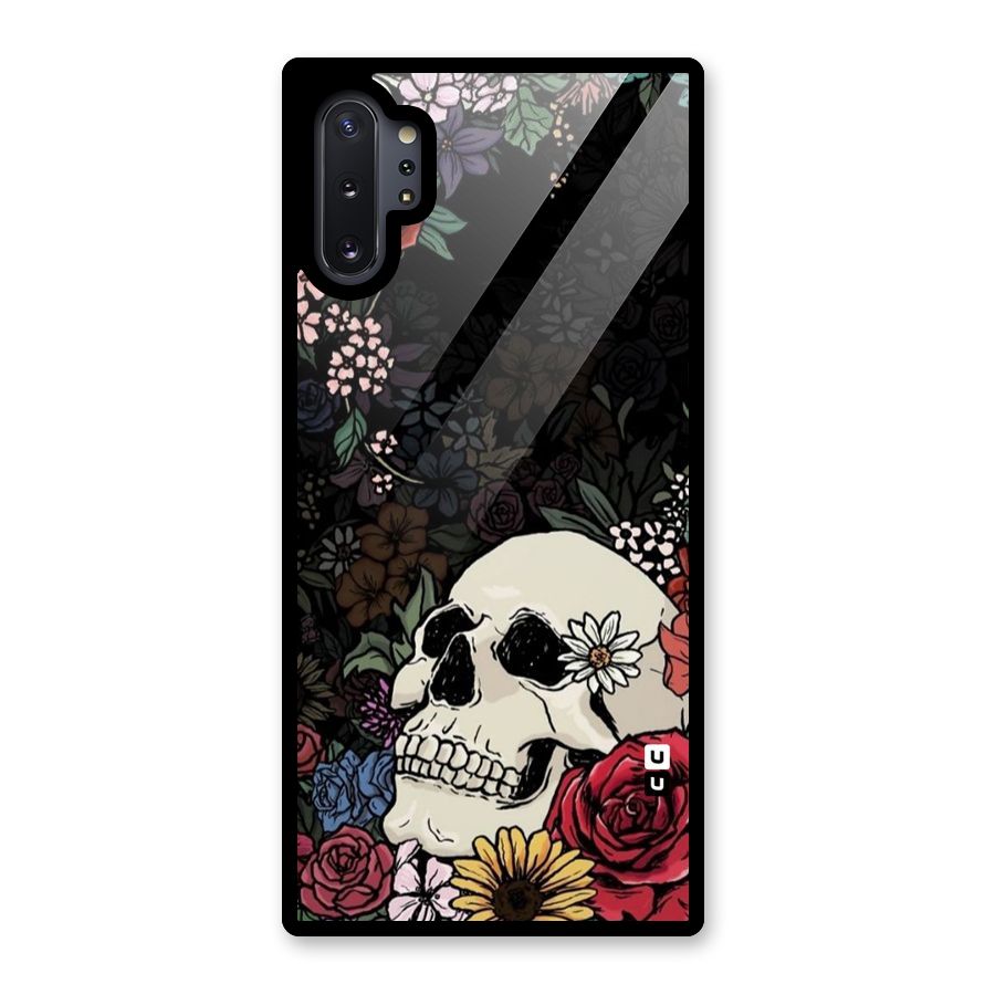 Pretty Skull Glass Back Case for Galaxy Note 10 Plus