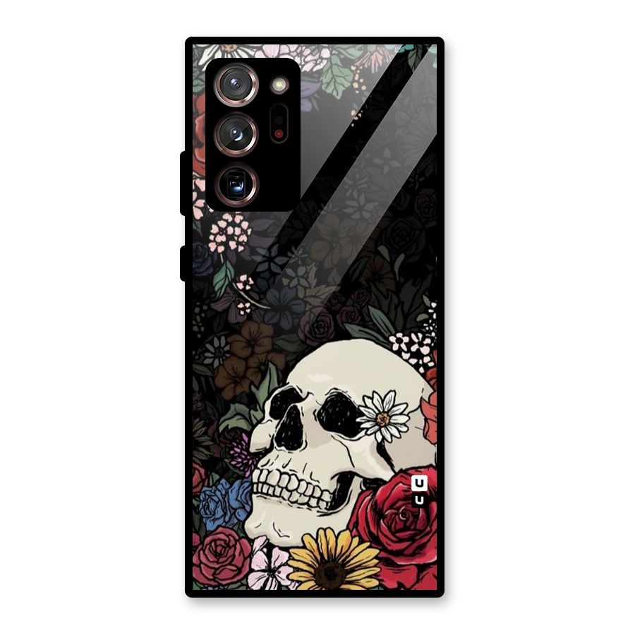 Pretty Skull Glass Back Case for Galaxy Note 20 Ultra
