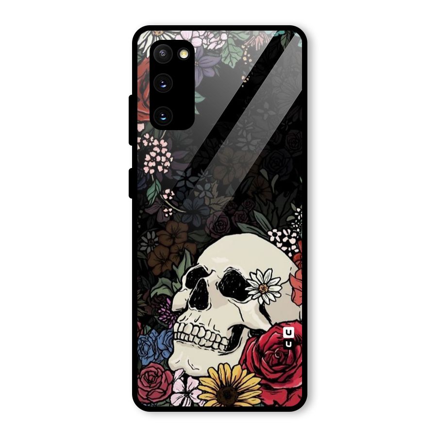 Pretty Skull Glass Back Case for Galaxy S20 FE 5G