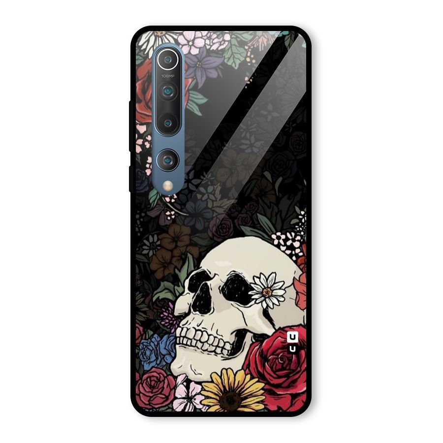 Pretty Skull Glass Back Case for Mi 10