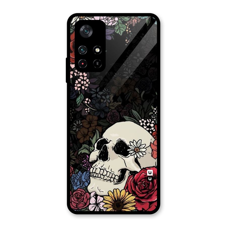 Pretty Skull Glass Back Case for Poco M4 Pro 5G