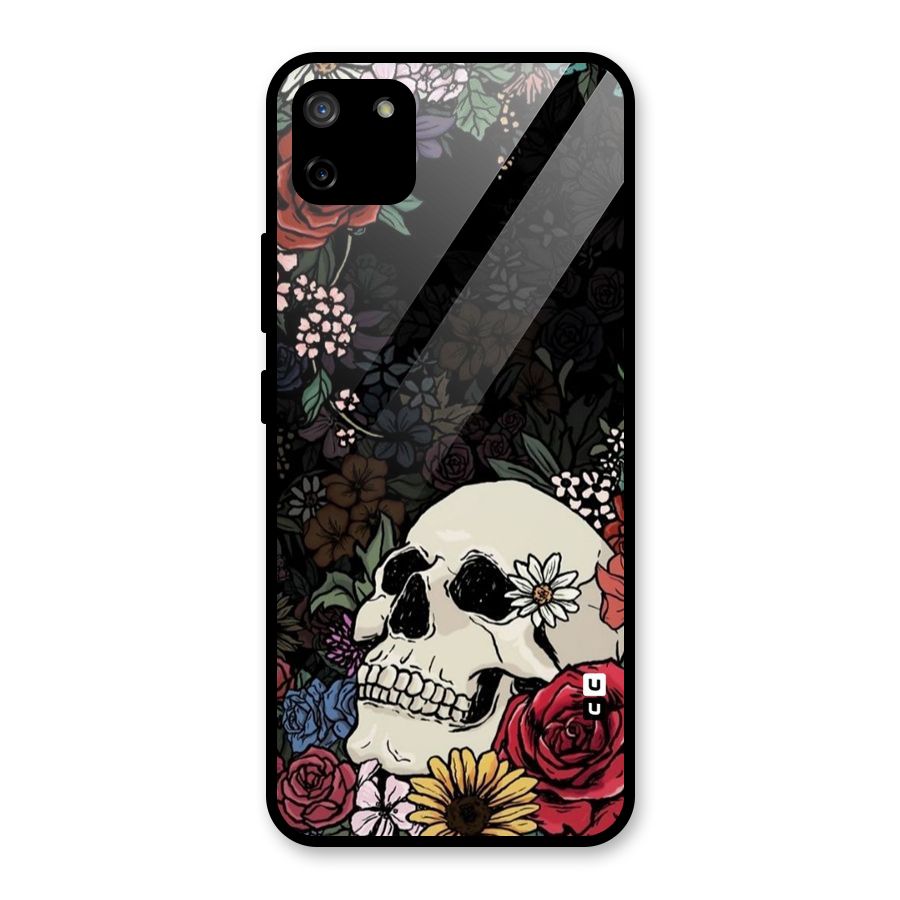Pretty Skull Glass Back Case for Realme C11