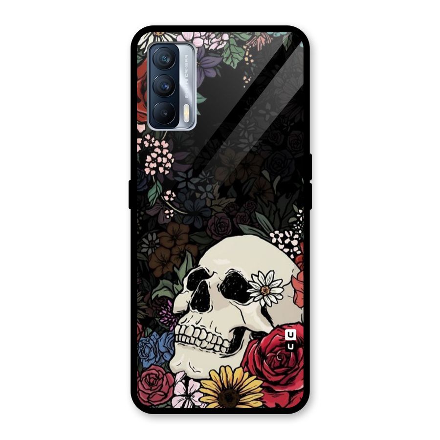 Pretty Skull Glass Back Case for Realme X7