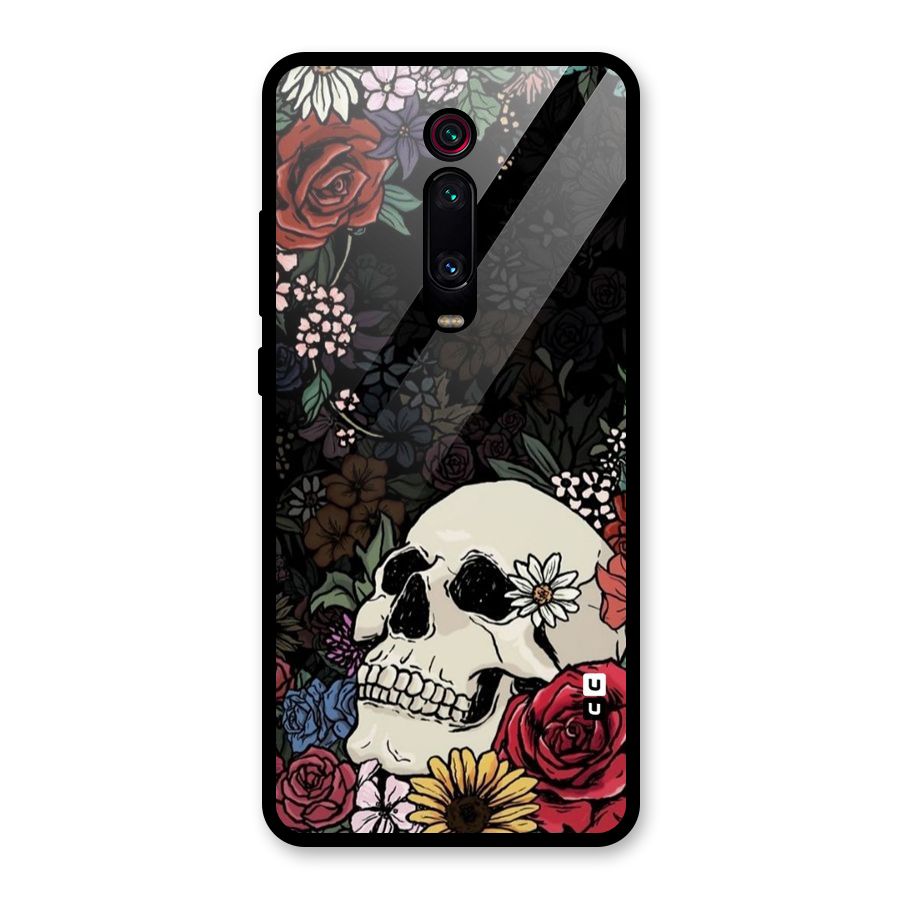 Pretty Skull Glass Back Case for Redmi K20