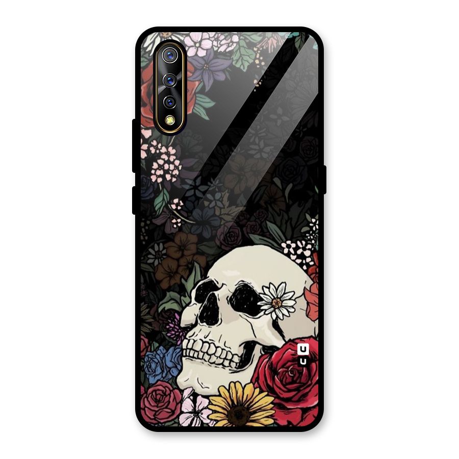Pretty Skull Glass Back Case for Vivo S1