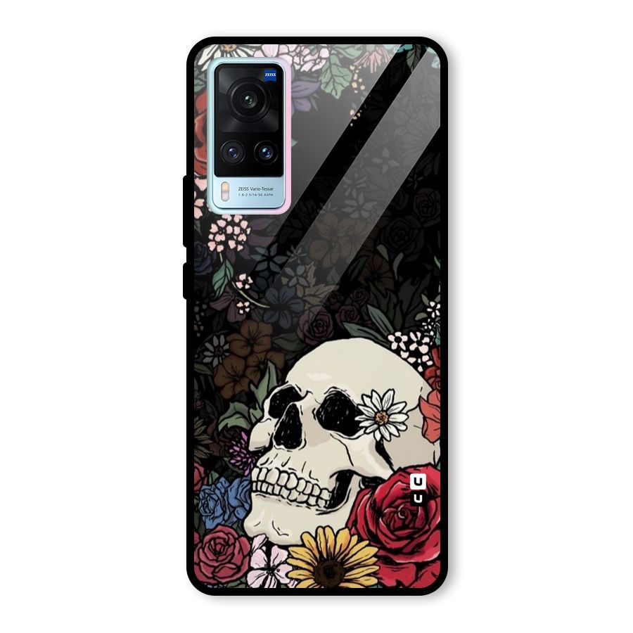 Pretty Skull Glass Back Case for Vivo X60