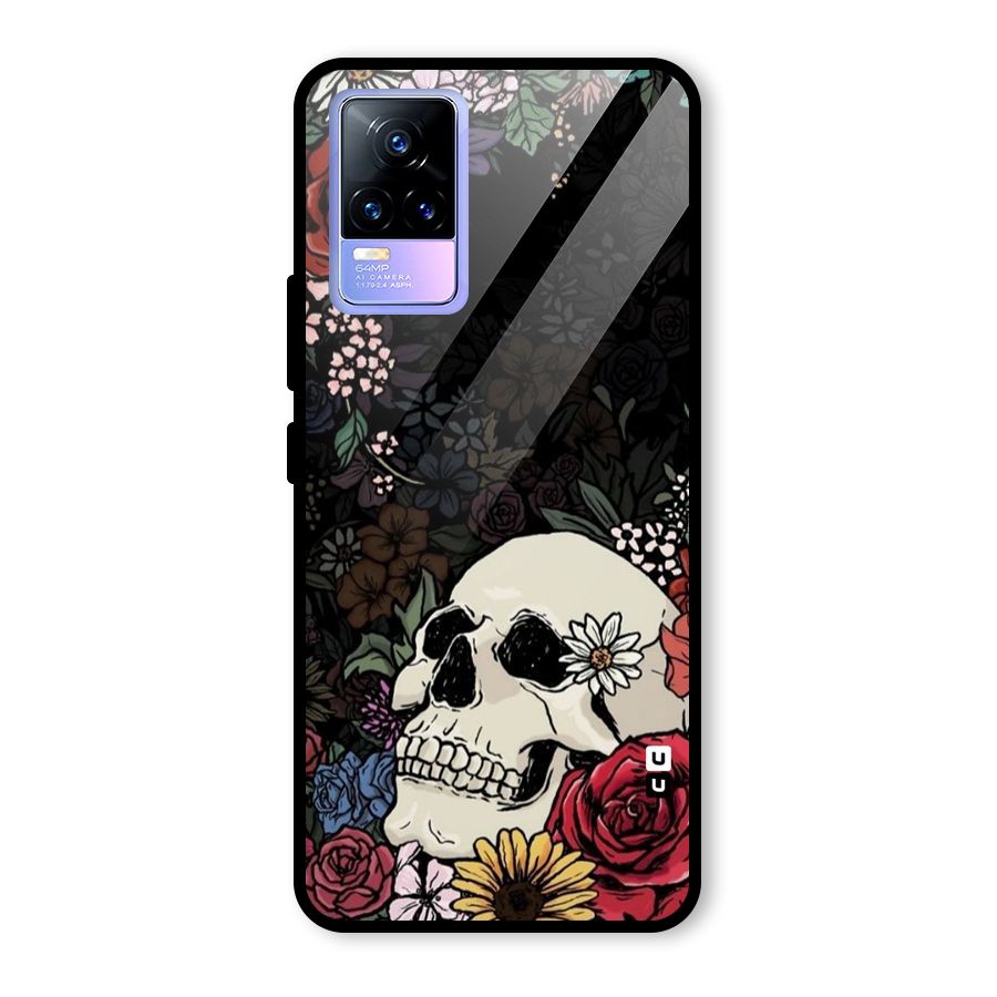 Pretty Skull Glass Back Case for Vivo Y73