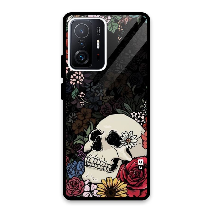 Pretty Skull Glass Back Case for Xiaomi 11T Pro