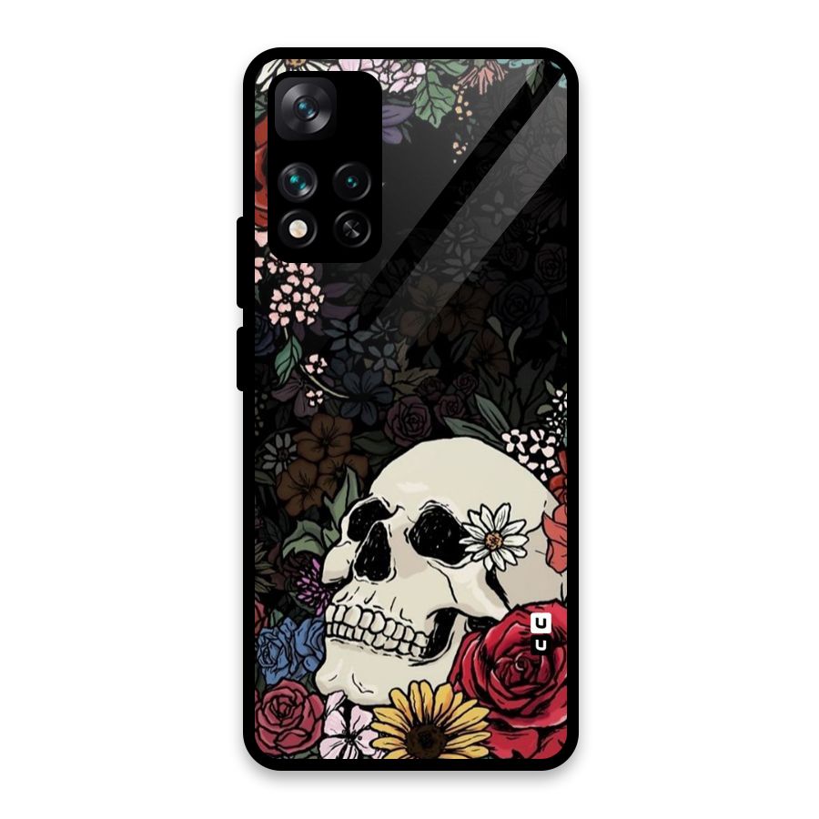 Pretty Skull Glass Back Case for Xiaomi 11i HyperCharge 5G