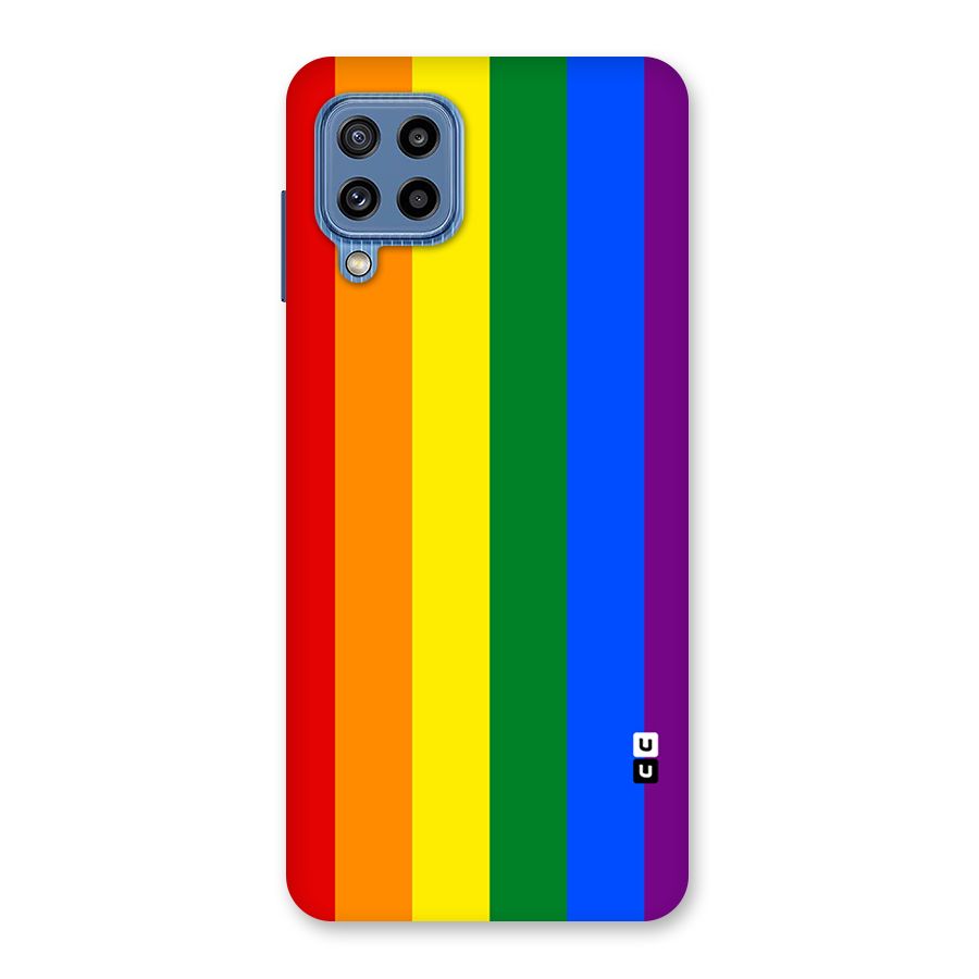 Pride Rainbow Stripes Back Case for Galaxy M32