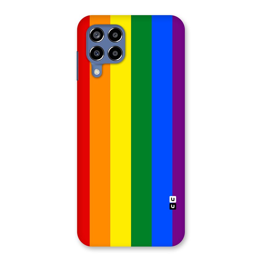 Pride Rainbow Stripes Back Case for Galaxy M53 5G