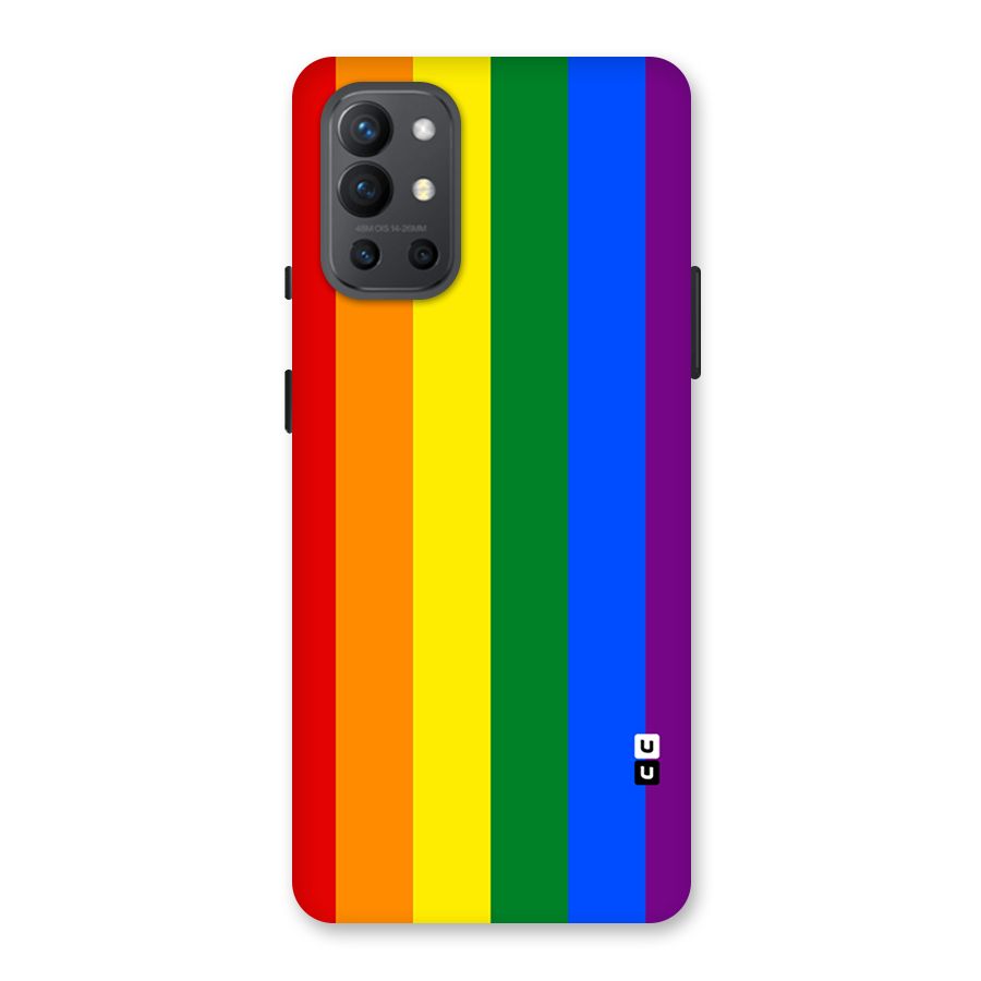 Pride Rainbow Stripes Back Case for OnePlus 9R