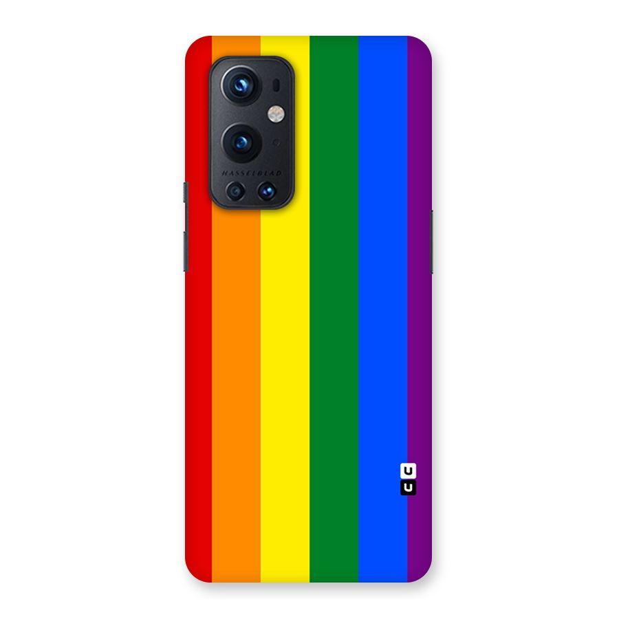 Pride Rainbow Stripes Back Case for OnePlus 9 Pro