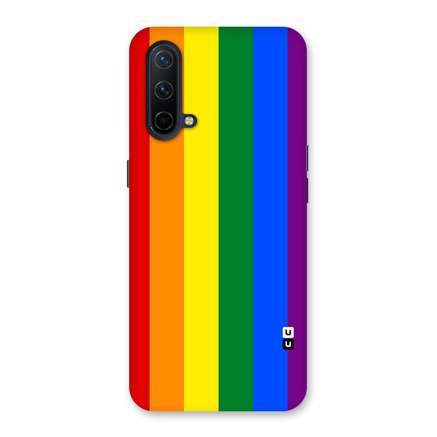 Pride Rainbow Stripes Back Case for OnePlus Nord CE 5G
