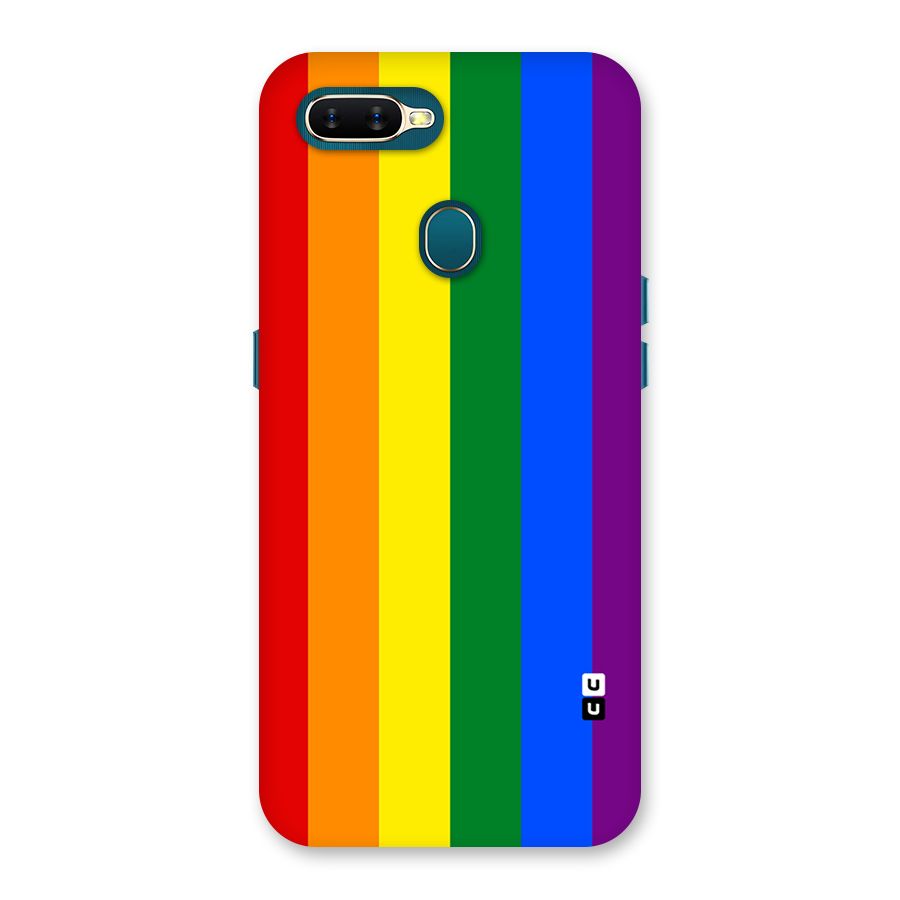 Pride Rainbow Stripes Back Case for Oppo A11k