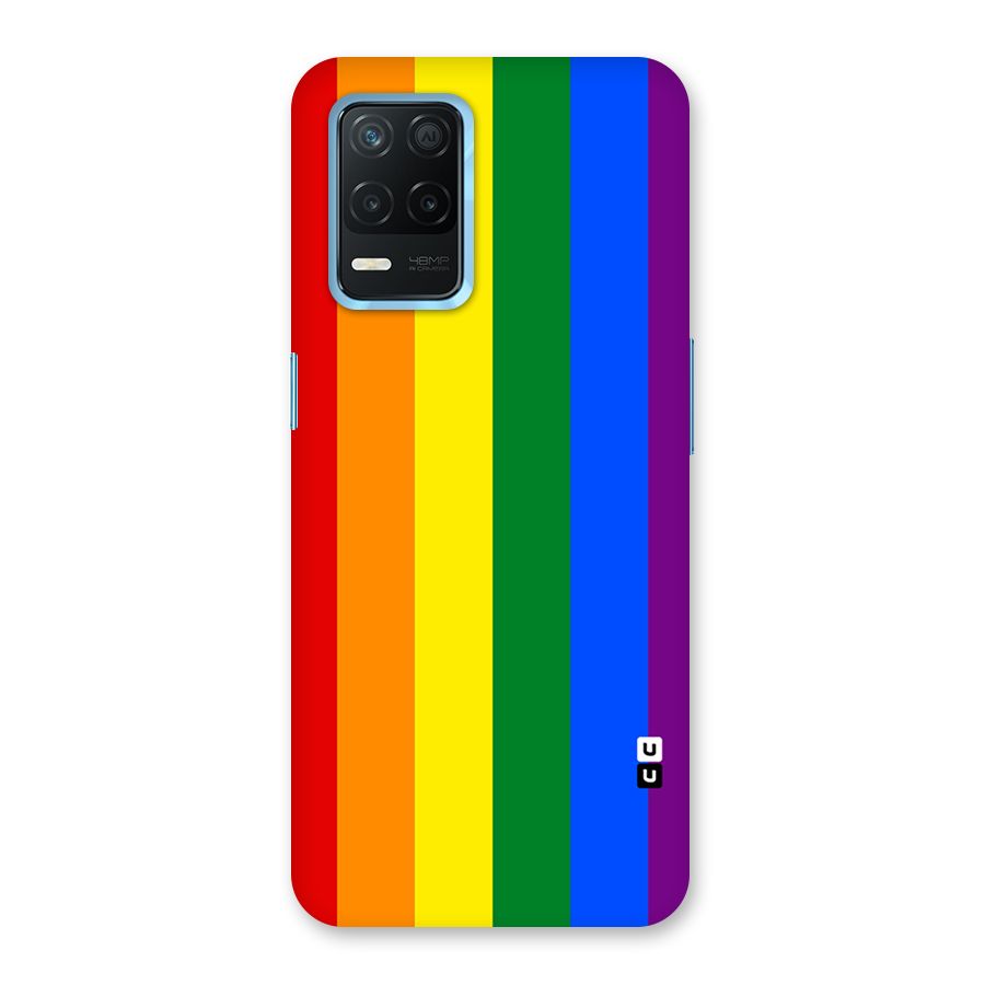 Pride Rainbow Stripes Back Case for Realme 8 5G