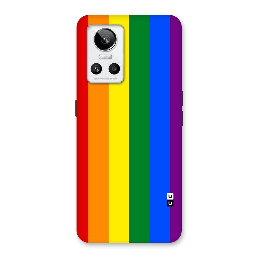 Pride Rainbow Stripes Back Case for Realme GT Neo 3