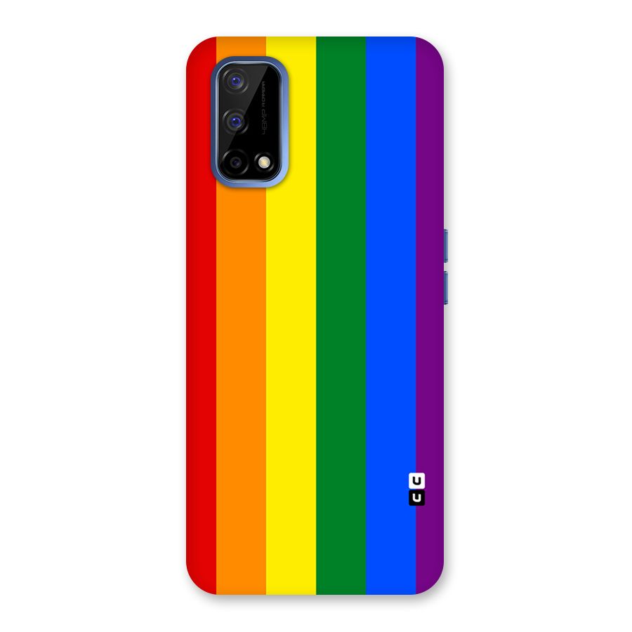 Pride Rainbow Stripes Back Case for Realme Narzo 30 Pro