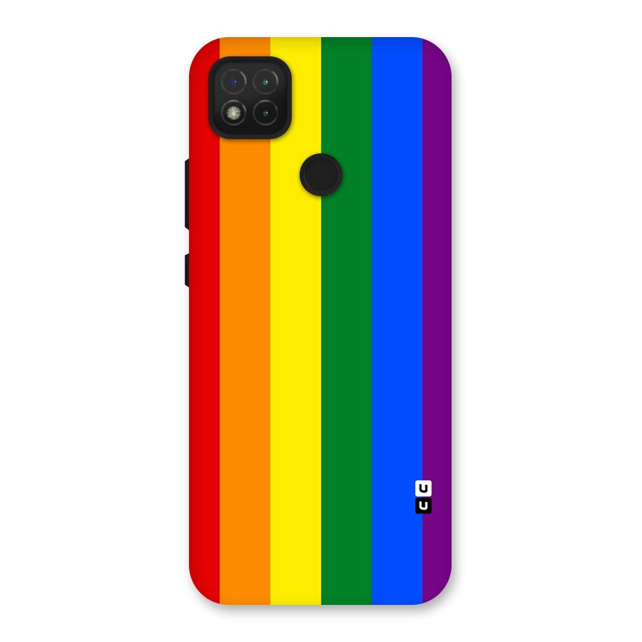 Pride Rainbow Stripes Back Case for Redmi 9