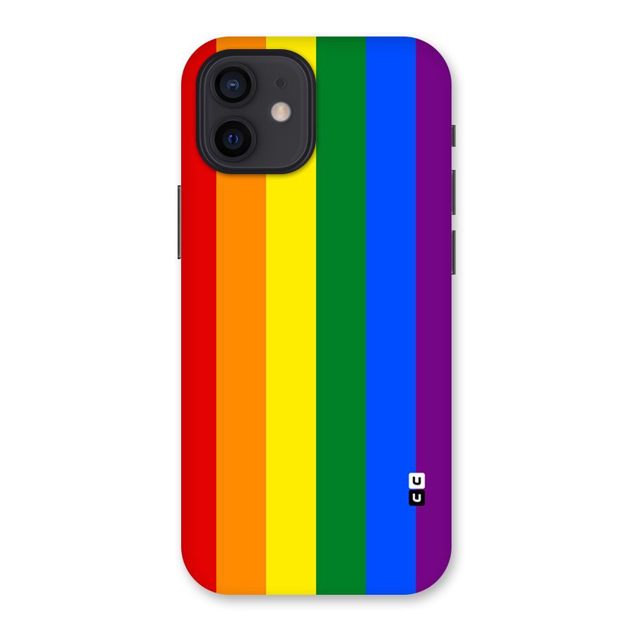 Pride Rainbow Stripes Back Case for iPhone 12