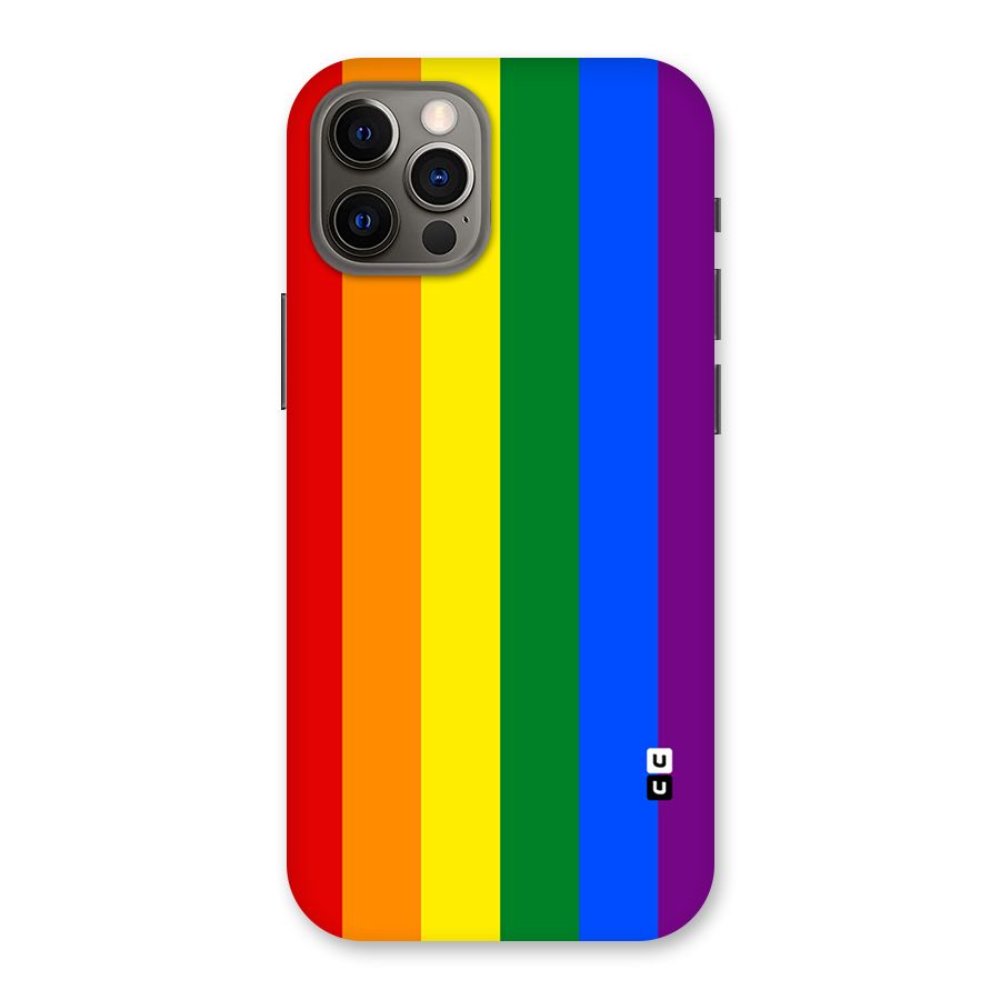 Pride Rainbow Stripes Back Case for iPhone 12 Pro