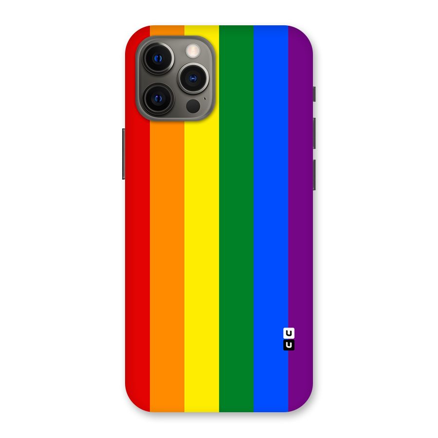 Pride Rainbow Stripes Back Case for iPhone 12 Pro Max
