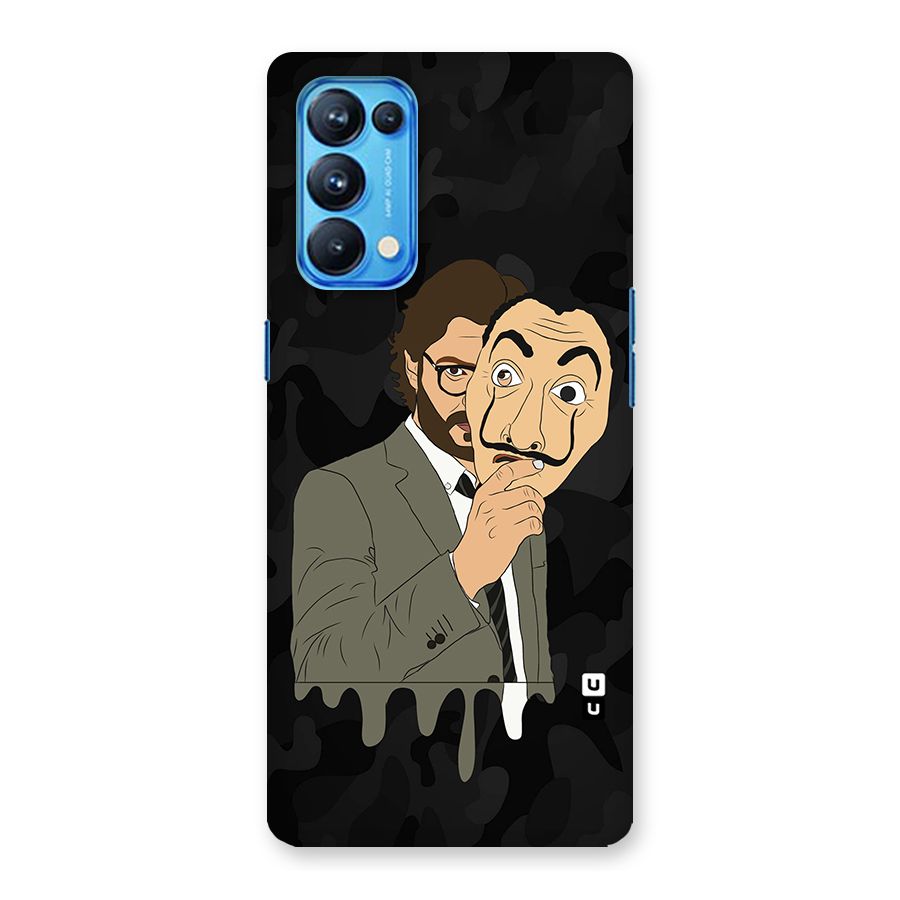 Professor Art Camouflage Back Case for Oppo Reno5 Pro 5G