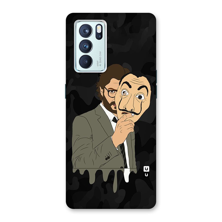Professor Art Camouflage Back Case for Oppo Reno6 Pro 5G