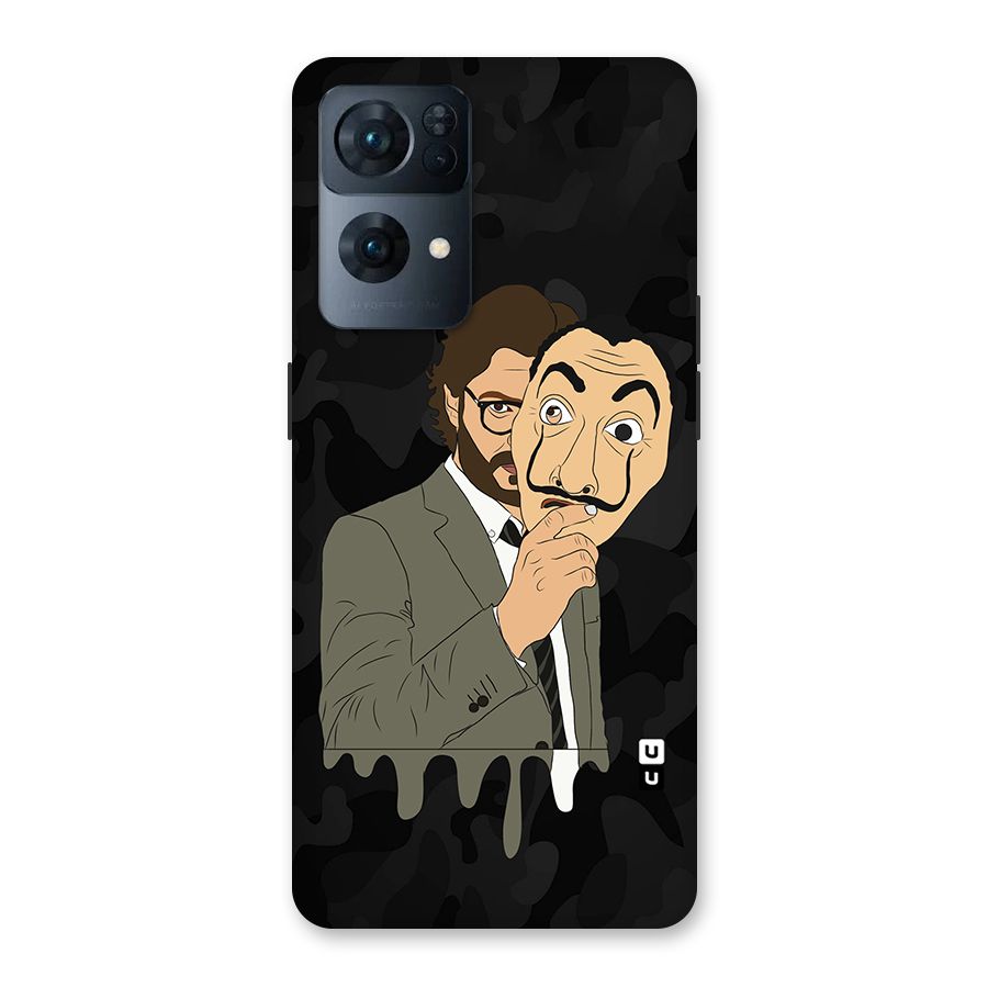 Professor Art Camouflage Back Case for Oppo Reno7 Pro 5G
