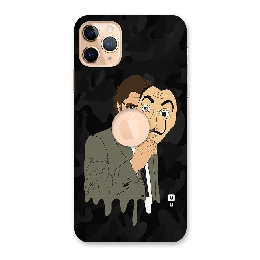Professor Art Camouflage Back Case for iPhone 11 Pro Max Logo Cut