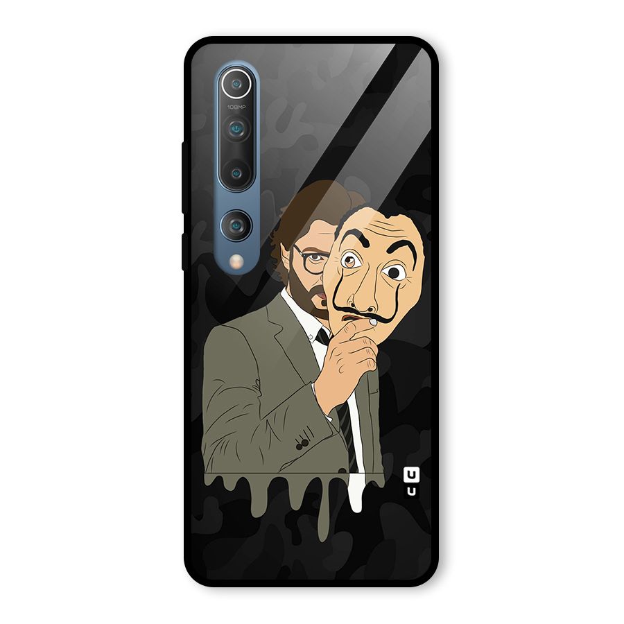 Professor Art Camouflage Glass Back Case for Mi 10