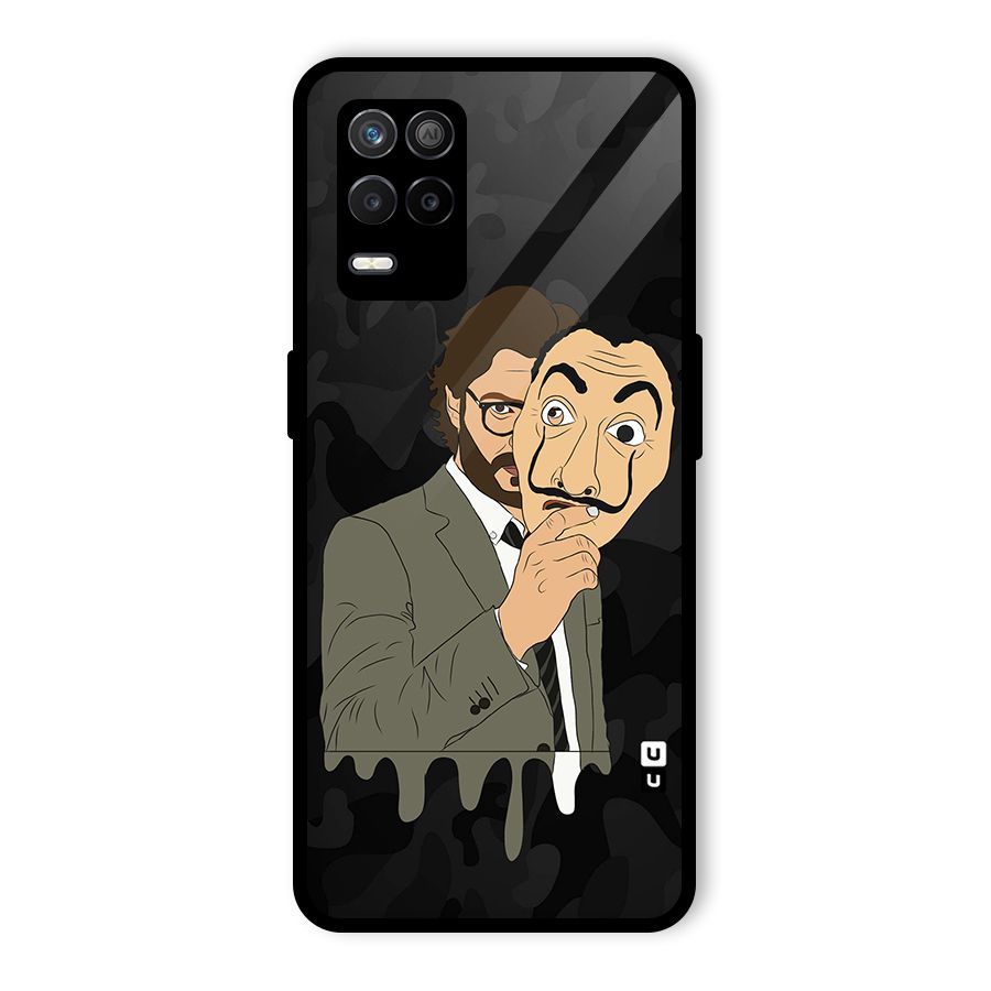 Professor Art Camouflage Glass Back Case for Realme 9 5G