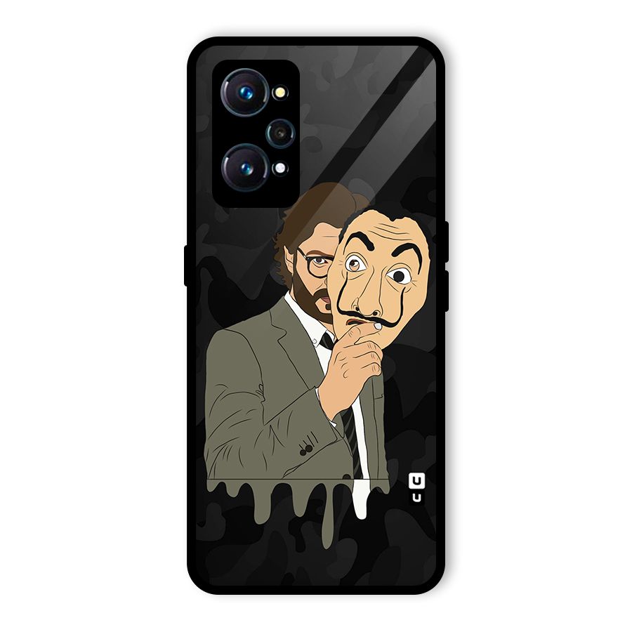 Professor Art Camouflage Glass Back Case for Realme GT 2