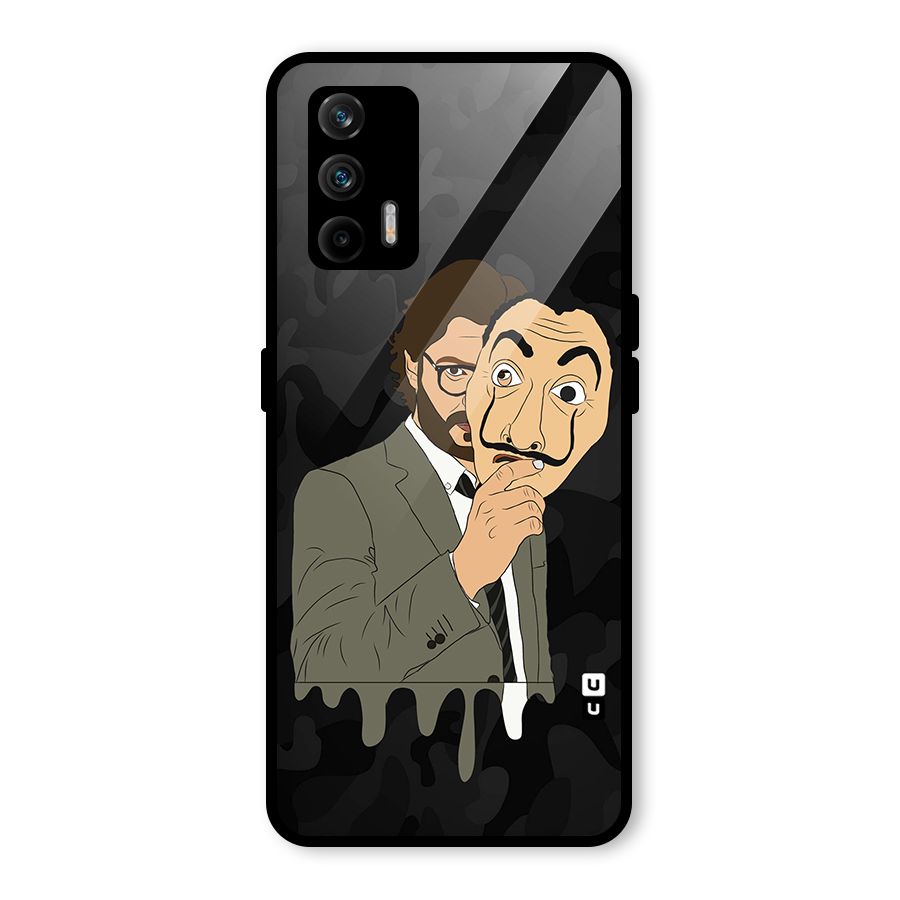 Professor Art Camouflage Glass Back Case for Realme GT 5G