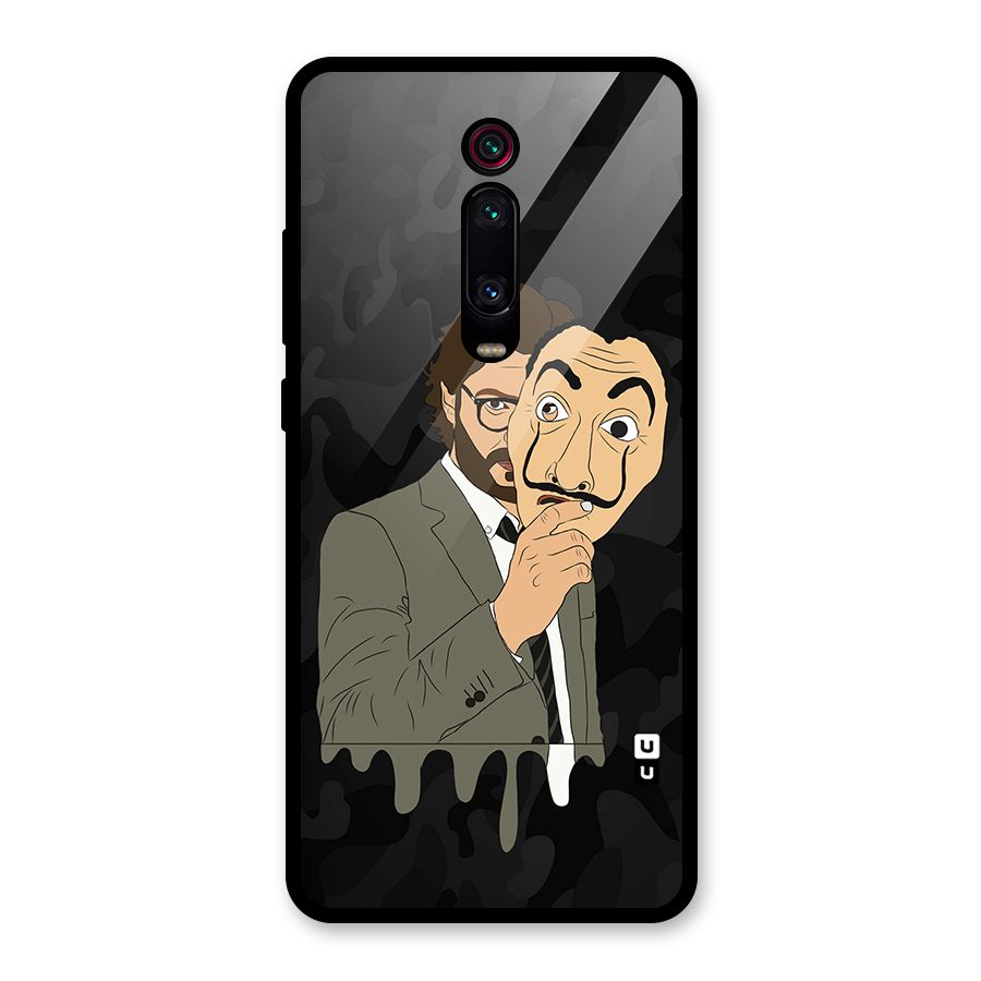 Professor Art Camouflage Glass Back Case for Redmi K20