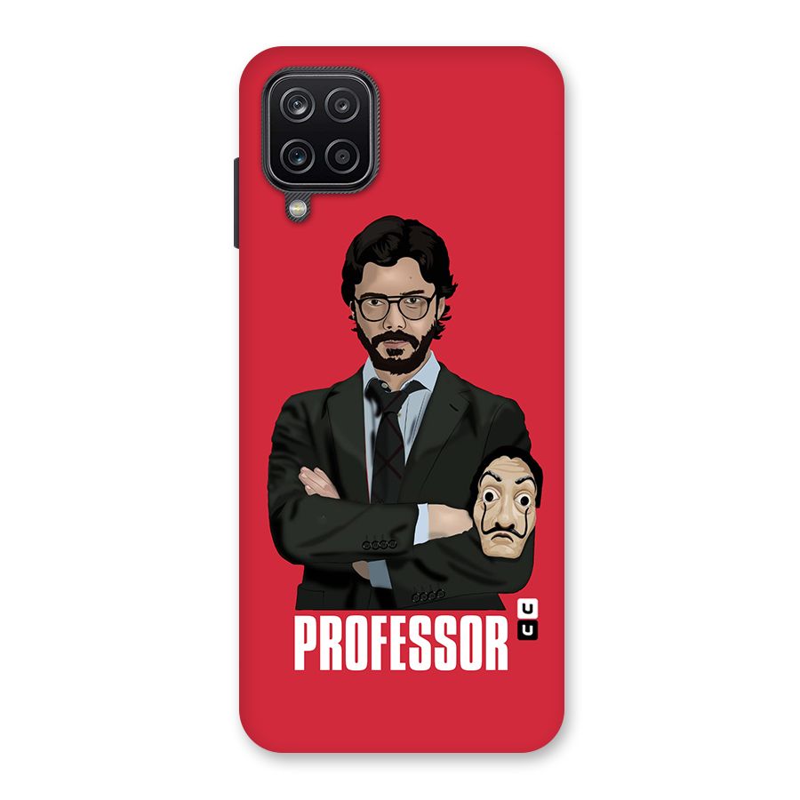 Professor Art Illustration Back Case for Galaxy A12