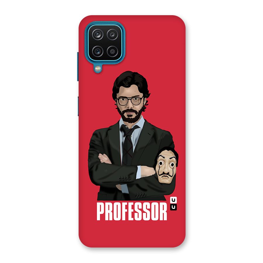 Professor Art Illustration Back Case for Galaxy F12