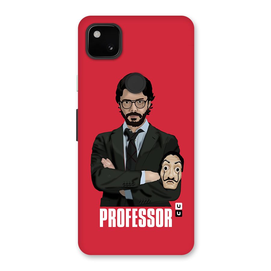 Professor Art Illustration Back Case for Google Pixel 4a