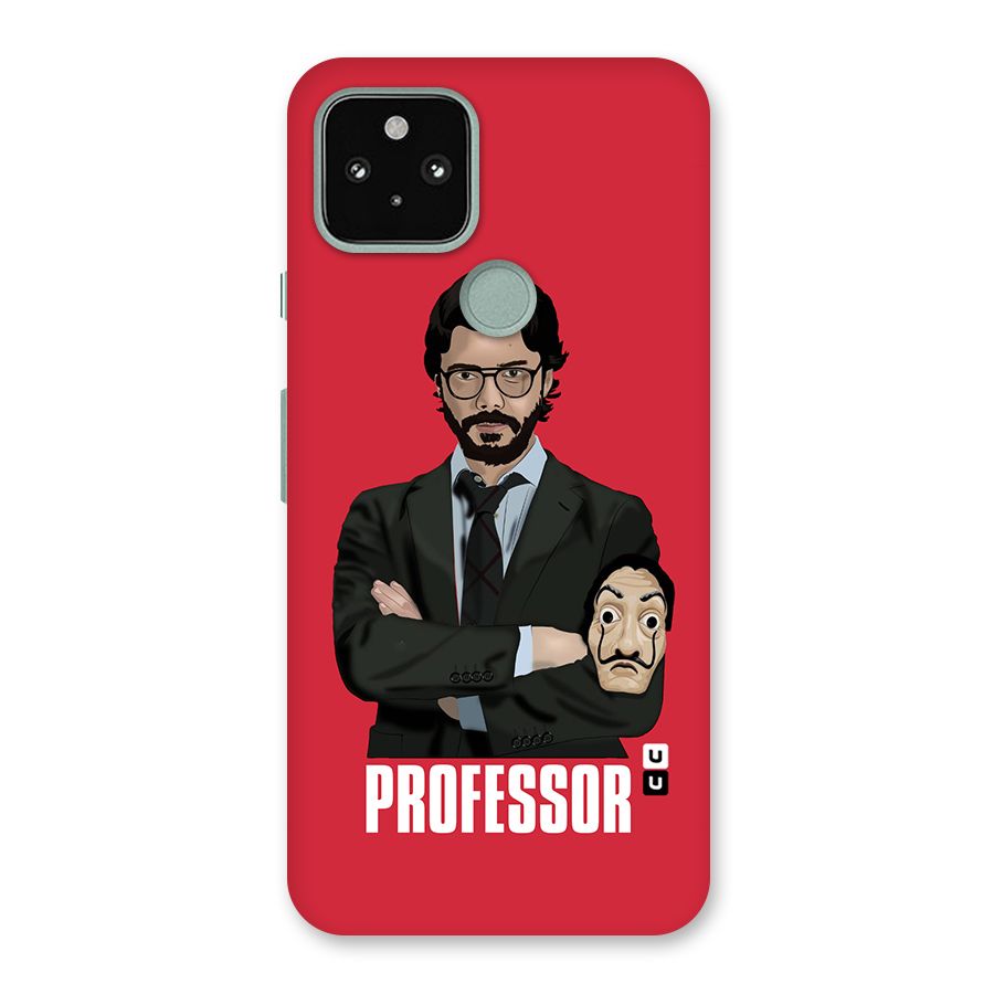 Professor Art Illustration Back Case for Google Pixel 5