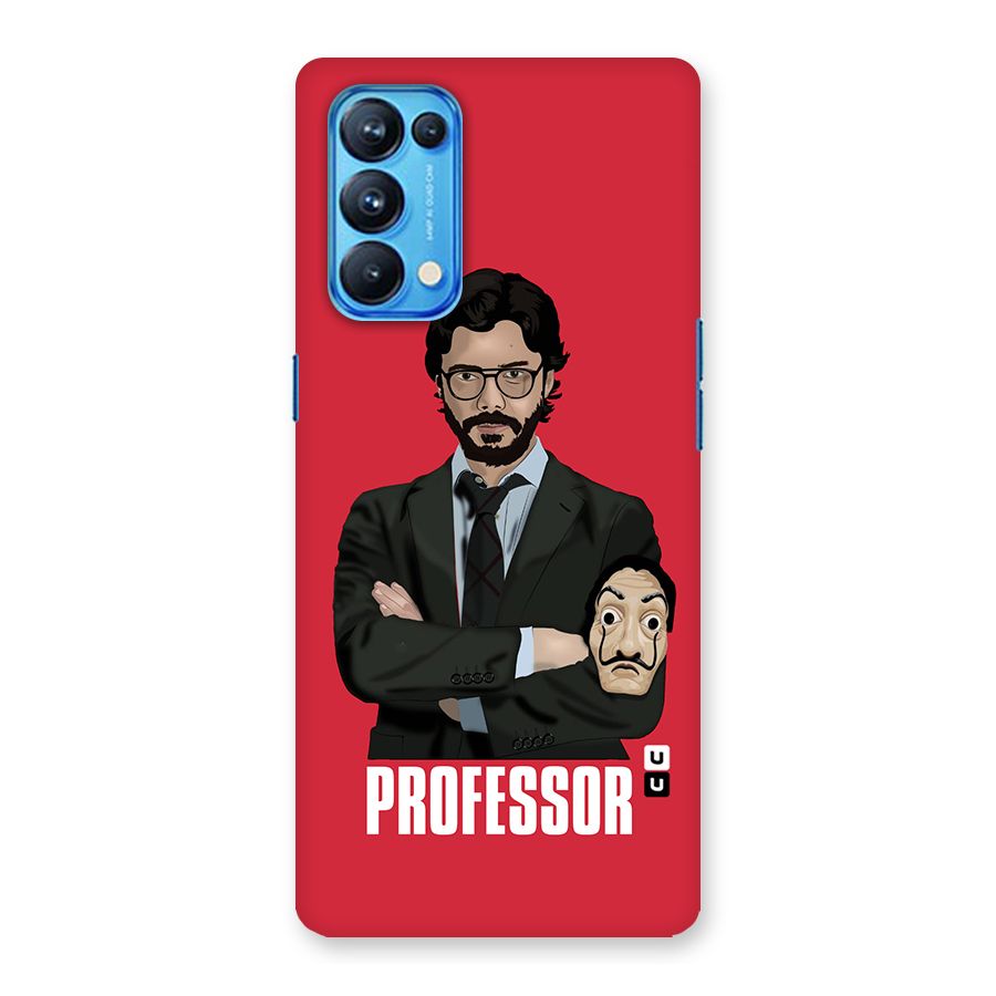 Professor Art Illustration Back Case for Oppo Reno5 Pro 5G