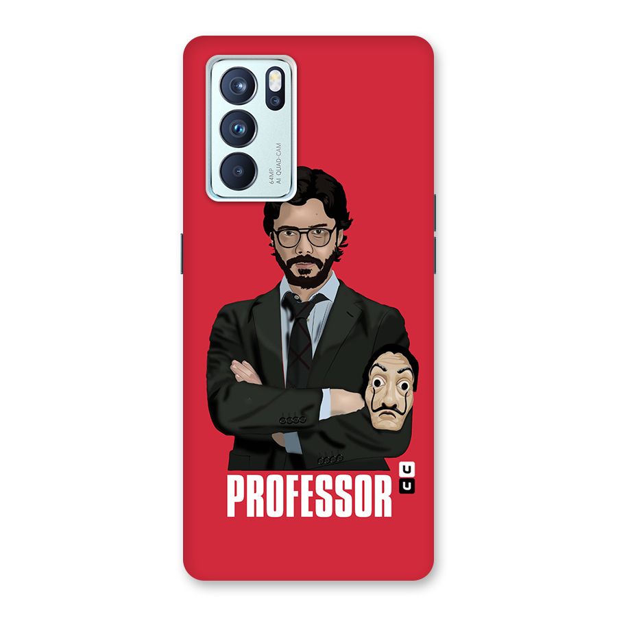 Professor Art Illustration Back Case for Oppo Reno6 Pro 5G