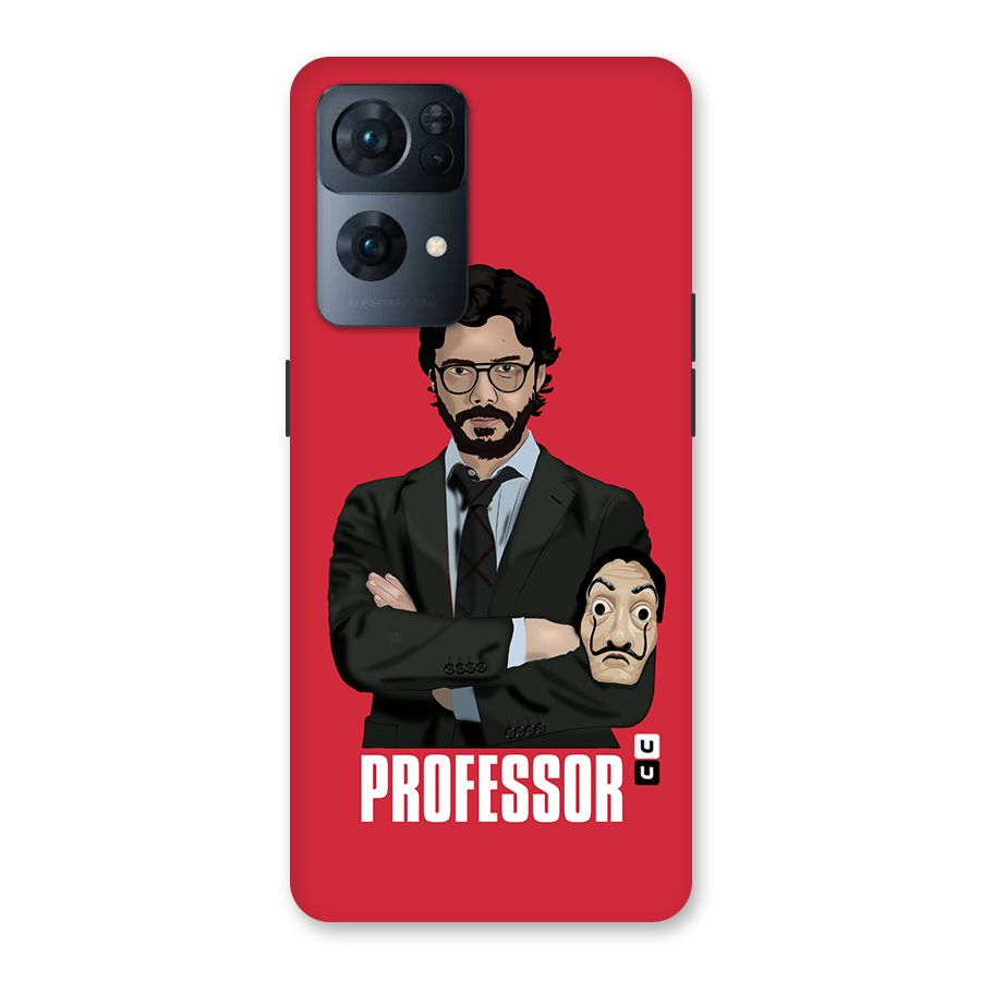 Professor Art Illustration Back Case for Oppo Reno7 Pro 5G