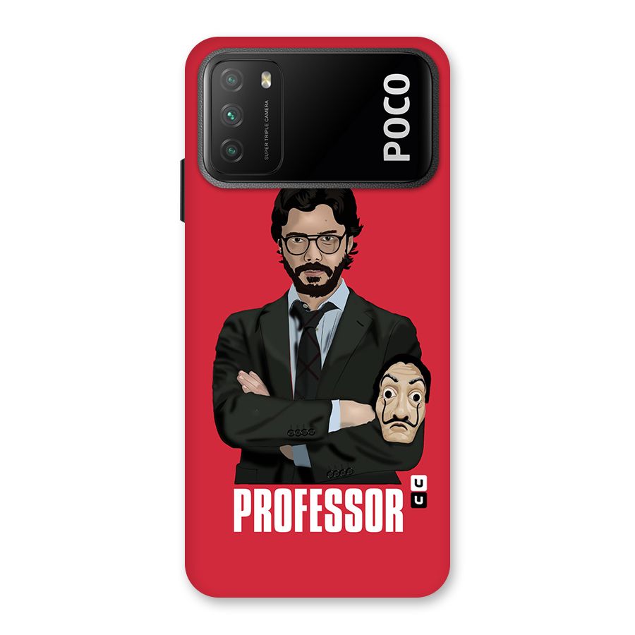 Professor Art Illustration Back Case for Poco M3
