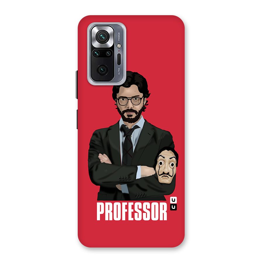 Professor Art Illustration Back Case for Redmi Note 10 Pro