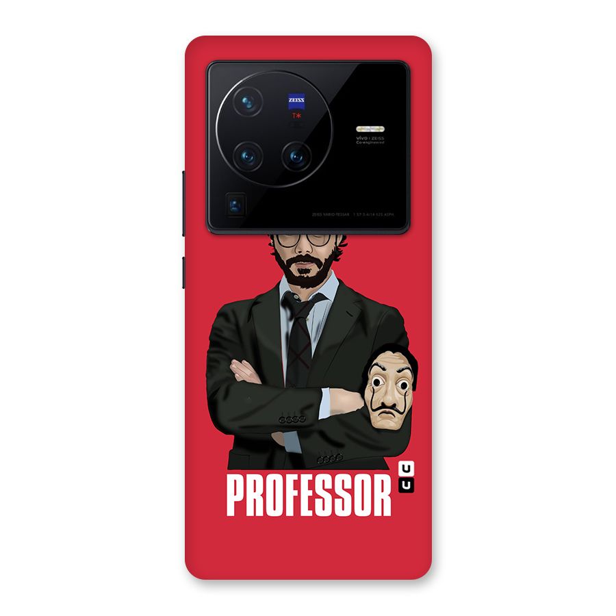 Professor Art Illustration Back Case for Vivo X80 Pro